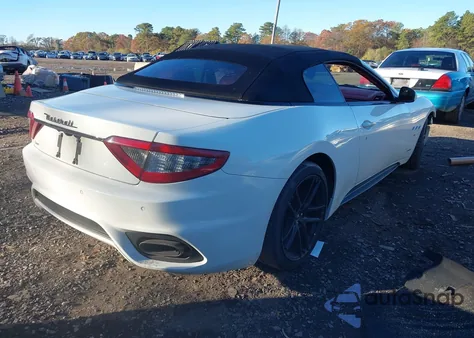 2018 Maserati Granturismo Mc/Sport z USA, uszkodzony, nr VIN ZAM45VMA8J0273445
